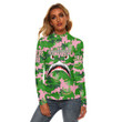 AmericansPower Clothing - (Custom) AKA Full Camo Shark Women's Stretchable Turtleneck Top A7 | AmericansPower