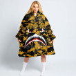 1stIreland Clothing - Alpha Phi Alpha Full Camo Shark Oodie Blanket Hoodie A7 | 1stIreland