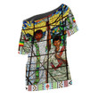 AmericansPower Clothing - Ethiopian Orthodox Flag Off Shoulder T-Shirt A7 | AmericansPower
