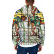 AmericansPower Clothing - Ethiopian Orthodox Flag Hooded Padded Jacket A7 | AmericansPower