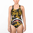 AmericansPower Clothing - Alpha Phi Alpha Full Camo Shark Women Low Cut Swimsuit A7 | AmericansPower