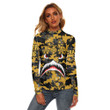 AmericansPower Clothing - Alpha Phi Alpha Full Camo Shark Women's Stretchable Turtleneck Top A7 | AmericansPower