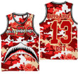 AmericansPower Clothing - Delta Sigma Theta Full Camo Shark Basketball Jersey A7 | AmericansPower