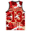 AmericansPower Clothing - Delta Sigma Theta Full Camo Shark Basketball Jersey A7 | AmericansPower