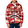 AmericansPower Clothing - Delta Sigma Theta Full Camo Shark Hooded Padded Jacket A7 | AmericansPower