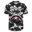 AmericansPower Clothing - Groove Phi Groove Full Camo Shark Baseball Jerseys A7 | AmericansPower