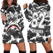 AmericansPower Clothing - Groove Phi Groove Full Camo Shark Hoodie Dress A7 | AmericansPower