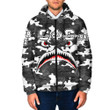 AmericansPower Clothing - Groove Phi Groove Full Camo Shark Hooded Padded Jacket A7 | AmericansPower