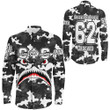 AmericansPower Clothing - Groove Phi Groove Full Camo Shark Long Sleeve Button Shirt A7 | AmericansPower