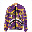 AmericansPower Clothing - Omega Psi Phi Full Camo Shark Hooded Padded Jacket A7 | AmericansPower