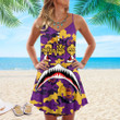 AmericansPower Clothing - Omega Psi Phi Full Camo Shark Strap Summer Dress A7 | AmericansPower