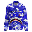 AmericansPower Clothing - Phi Beta Sigma Full Camo Shark Thicken Stand-Collar Jacket A7 | AmericansPower