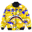 AmericansPower Clothing - Sigma Gamma Rho Full Camo Shark Bomber Jackets A7 | AmericansPower
