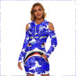 AmericansPower Clothing - Zeta Phi Beta Full Camo Shark  Women's Tight Dress A7 | AmericansPower