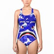 AmericansPower Clothing - Zeta Phi Beta Full Camo Shark Women Low Cut Swimsuit A7 | AmericansPower