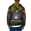 AmericansPower Clothing - Alpha Phi Alpha Ape Hooded Padded Jacket A7 | AmericansPower