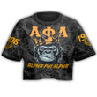 AmericansPower Clothing - (Custom) Alpha Phi Alpha Ape Croptop T-shirt A7 | AmericansPower