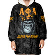 AmericansPower Clothing - (Custom) Alpha Phi Alpha Ape Oodie Blanket Hoodie A7 | AmericansPower