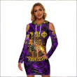 AmericansPower Clothing - (Custom) Omega Psi Phi Dog  Women's Tight Dress A7 | AmericansPower