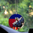 Haiti Acrylic Car Ornament - America is a Part My Soul A7 | AmericansPower