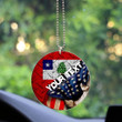 America Flag Of Mississippi 1861 1865 Acrylic Car Ornament - America is a Part My Soul A7 | AmericansPower