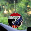Iraq Acrylic Car Ornament - America is a Part My Soul A7 | AmericansPower