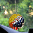 Bhutan Acrylic Car Ornament - America is a Part My Soul A7 | AmericansPower