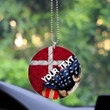 Denmark Acrylic Car Ornament - America is a Part My Soul A7 | AmericansPower