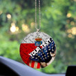 Cantabria Acrylic Car Ornament - America is a Part My Soul A7 | AmericansPower