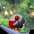 Gibraltar Acrylic Car Ornament - America is a Part My Soul A7 | AmericansPower