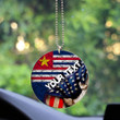 America Flag Of Louisiana February 11 1861 Acrylic Car Ornament - America is a Part My Soul A7 | AmericansPower