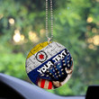 Bonaire Acrylic Car Ornament - America is a Part My Soul A7 | AmericansPower