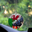 Wales Acrylic Car Ornament - America is a Part My Soul A7 | AmericansPower