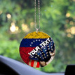 Venezuela Acrylic Car Ornament - America is a Part My Soul A7 | AmericansPower
