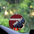 Latvia Acrylic Car Ornament - America is a Part My Soul A7 | AmericansPower