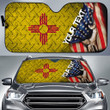 America Flag Of New Mexico Car Auto Sun Shade - America is a Part My Soul A7 | AmericansPower