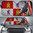 Castilla Leon Car Auto Sun Shade - America is a Part My Soul A7 | AmericansPower