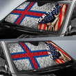 Faroe Islands Car Auto Sun Shade - America is a Part My Soul A7