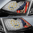 America Flag Of Rhode Island And Providence Plantations Car Auto Sun Shade - America is a Part My Soul A7