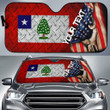 America Flag Of Mississippi 1861 1865 Car Auto Sun Shade - America is a Part My Soul A7 | AmericansPower