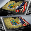 America Flag Of New York 1896 1901 Car Auto Sun Shade - America is a Part My Soul A7