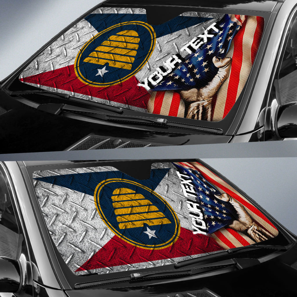 America Flag Of Utah 2021 Car Auto Sun Shade - America is a Part My Soul A7