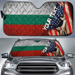 Bulgaria Car Auto Sun Shade - America is a Part My Soul A7 | AmericansPower