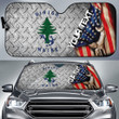 Naval Ensign Of Maine Car Auto Sun Shade - America is a Part My Soul A7 | AmericansPower