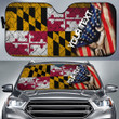 Maryland Car Auto Sun Shade - America is a Part My Soul A7 | AmericansPower