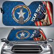 Northern Mariana Islands Car Auto Sun Shade - America is a Part My Soul A7 | AmericansPower