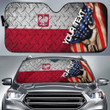 Poland Car Auto Sun Shade - America is a Part My Soul A7 | AmericansPower