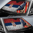 Serbia Car Auto Sun Shade - America is a Part My Soul A7