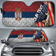 Serbia Car Auto Sun Shade - America is a Part My Soul A7 | AmericansPower