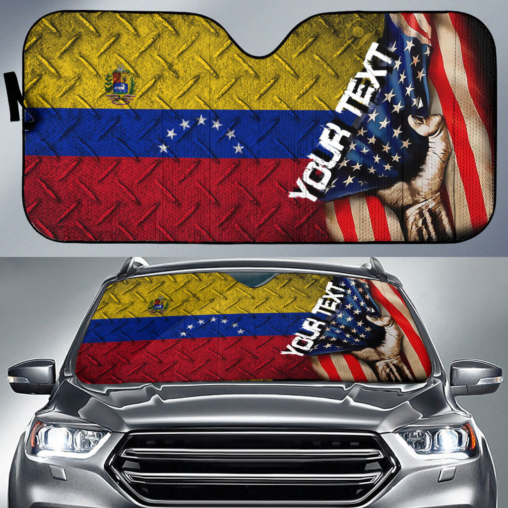 Venezuela Car Auto Sun Shade - America is a Part My Soul A7 | AmericansPower